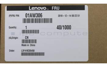 Lenovo 01AW306 COVER LCD,black,PA+GF,w/o screw,JC