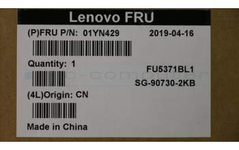 Lenovo 01YN429 NB_KYB FRU COMO FL,LTN,KB-BL,SV,DK