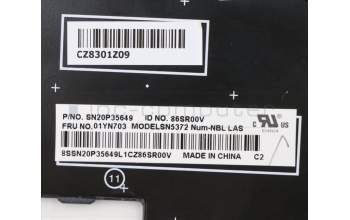 Lenovo 01YN703 NB_KYB FRU COMO NM,LTN,KB,SV,LAS