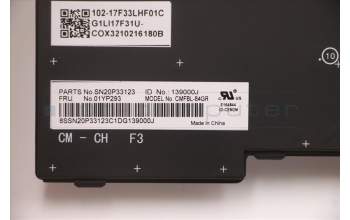 Lenovo 01YP293 NB_KYB FRU COMO FL,CHY,KB-BL,BK,GR