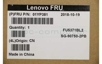 Lenovo 01YP381 NB_KYB FRU COMO FL,LTN,KB-BL,BK,PT