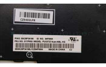 Lenovo 01YP655 NB_KYB FRU COMO NM,LTN,KB,BK,HU