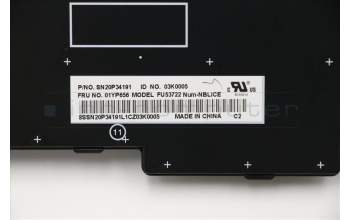 Lenovo 01YP656 NB_KYB FRU COMO NM,LTN,KB,BK,IS