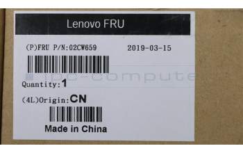 Lenovo 02CW659 MECH_ASM Top Cover Ty 525AT,C2,AVC