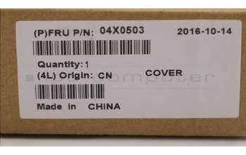 Lenovo 04X0503 COVER FRU Rear Cover Asm WiFi