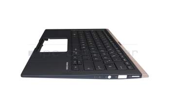 0G9Z.NFKBU.00G original Darfon keyboard incl. topcase DE (german) black/blue with backlight