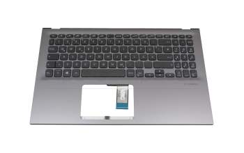 0KN1-791GE13 original Pegatron keyboard incl. topcase DE (german) black/grey