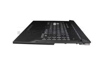 0KN1-8T2GE11 original Asus keyboard incl. topcase DE (german) black/transparent/black with backlight