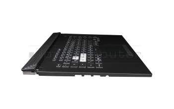 0KN1-8T2GE11192 original Asus keyboard incl. topcase DE (german) black/transparent/black with backlight