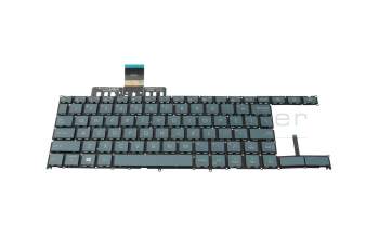 0KN1-A31UI13 original Pegatron keyboard US (english) blue with backlight