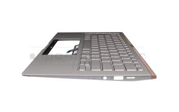 0KN1-A6GE13 R1.0 original Asus keyboard incl. topcase DE (german) white/silver with backlight