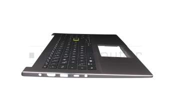 0KN1-AU3GE12 original Pega keyboard incl. topcase DE (german) black/grey with backlight