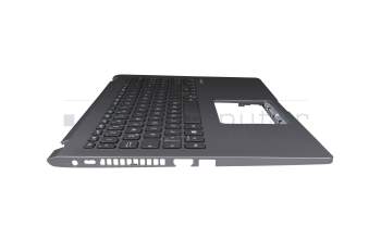 0KNB0-5109GE00 original Asus keyboard incl. topcase DE (german) black/grey with backlight