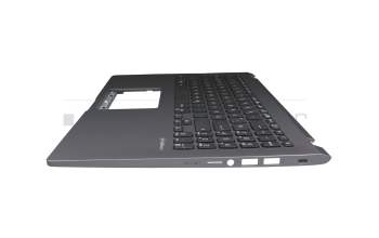 0KNB0-5109GE00 original Asus keyboard incl. topcase DE (german) black/grey with backlight