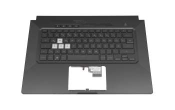 0KNR0-261BGE00 original Asus keyboard incl. topcase DE (german) black/black with backlight