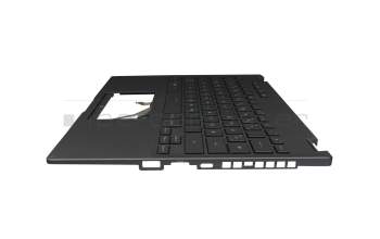 0KNR0-261GE00 original Asus keyboard incl. topcase DE (german) black/black with backlight