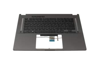 0KNR0-2812GE00 original Asus keyboard incl. topcase DE (german) black/black with backlight