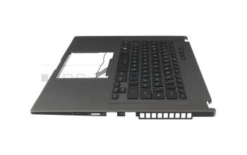 0KNR0-2812GE00 original Asus keyboard incl. topcase DE (german) black/black with backlight