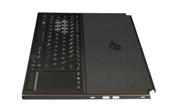 0KNR0-6617GE00 original Asus keyboard incl. topcase DE (german) black/black with backlight