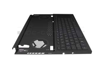 0KNR0-681KGE00 original IEC keyboard incl. topcase DE (german) black/black with backlight