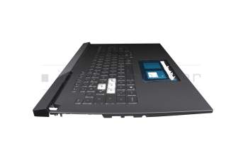 0KNR0-6917GE00 original Asus keyboard incl. topcase DE (german) black/grey with backlight