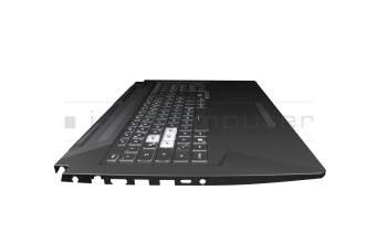 0KNR0-6919GE00 original Asus keyboard incl. topcase DE (german) black/transparent/black with backlight