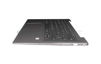 0KO00TI original Lenovo keyboard incl. topcase DE (german) grey/bronze with backlight (without fingerprint)