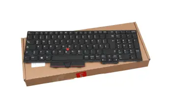 5N20W68192 original Lenovo keyboard DE (german) black/black with mouse-stick