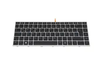 L09546-041 original HP keyboard DE (german) black/silver with backlight