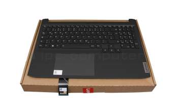 5CB1D04620 original Lenovo keyboard incl. topcase DE (german) black/black with backlight RGB