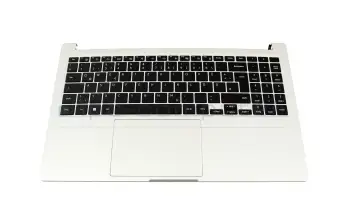 BA83-02219A original Samsung keyboard incl. topcase DE (german) black/silver (Win11)