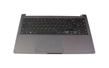 BA83-04258A original Samsung keyboard incl. topcase DE (german) black/grey
