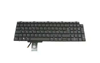 NN0MK original Dell keyboard DE (german) grey/black with backlight