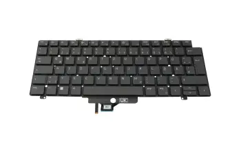 H75T5 original Dell keyboard DE (german) black/black with backlight