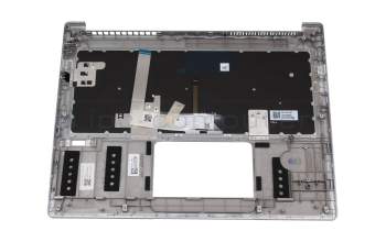 102-019K2LHB01 original Acer keyboard incl. topcase DE (german) silver/silver with backlight