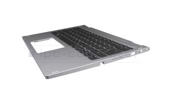 11904E40K202 original Acer keyboard incl. topcase DE (german) black/silver with backlight