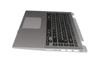 13N1-0DA0A11 original Medion keyboard incl. topcase DE (german) black/silver with backlight