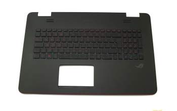 13NB0756AM1311 original Asus keyboard incl. topcase DE (german) black/black with backlight