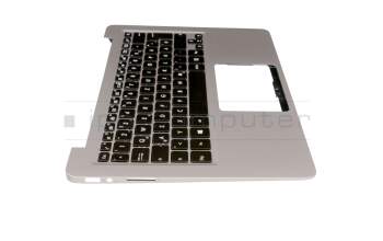 13NB0CP1AM0201 original Asus keyboard incl. topcase DE (german) black/silver with backlight