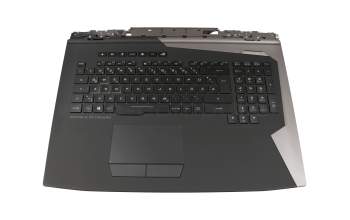 13NB0EU0M07X11 original Asus keyboard incl. topcase DE (german) black/black with backlight - with speakers -