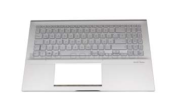 13NB0MI1AM0121 original Asus keyboard incl. topcase DE (german) silver/silver with backlight