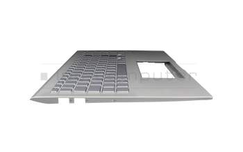 13NB0MI1AM0121 original Asus keyboard incl. topcase DE (german) silver/silver with backlight