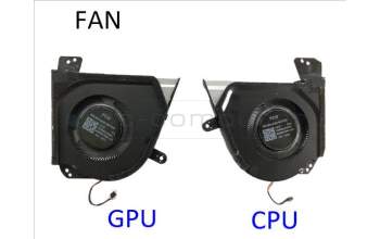 Asus 13NR0BL0T07011 GU603VV CPU CW FAN