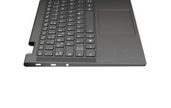 14494218 original Lenovo keyboard incl. topcase DE (german) grey/grey with backlight