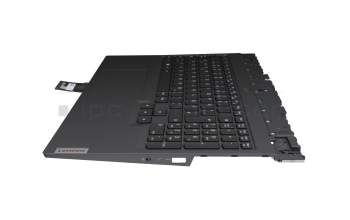 16292280 original Lenovo keyboard incl. topcase DE (german) black/black with backlight RGB