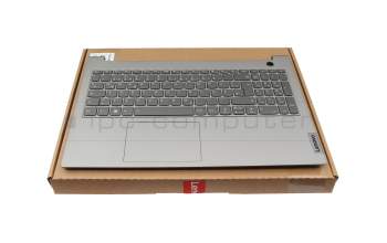 1CZ29G002S original Lenovo keyboard incl. topcase DE (german) dark grey/grey with backlight and mouse-stick