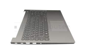 1CZ29G002S original Lenovo keyboard incl. topcase DE (german) dark grey/grey with backlight and mouse-stick