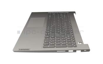 1CZ29G002S original Lenovo keyboard incl. topcase DE (german) dark grey/grey with backlight and mouse-stick