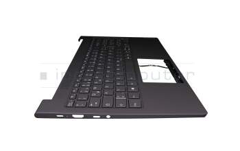 1KAFZZG0067 original Lenovo keyboard incl. topcase DE (german) black/grey with backlight