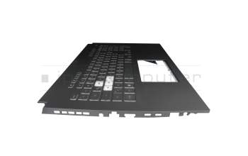 1KAHZZQ0121 original Asus keyboard incl. topcase DE (german) black/transparent/grey with backlight